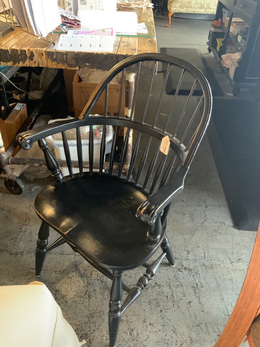 " The Globe Wernicke Co." Black Wood Chairs